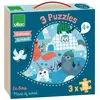 Image de Vilac Puzzle en coffret Animaux du monde 3x16 (16 pièces)