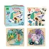 Image de Coffret 3 Puzzles 16 Pcs Terre - Mer - Ciel Vilac