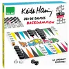 Image de Coffret de jeux Dames et Backgammon « Keith Haring »   Multicolore   Jeux de stratégie