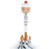 Image de Parapluie enfant en bois Vilac - École des mousses - Marine nationale - Bleu - H 70 cm