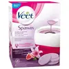 Image de Chauffe-cire électrique Veet Spawax Kit Blanc et Rose