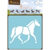 Image de 6 Pochoirs - Chevaux - Avenue Mandarine