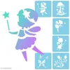 Image de Pochoir enfant Fées - Set de 6 pochoirs