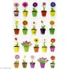 Image de Sticker fantaisie Fleur x 20 - 1 planche 7,5 x 12 cm