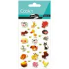 Image de My Mandarine, Autocollants, Cooky, Sach 8 pl 7,5x12cm, Assortiment n°2, Animaux - A motifs (8 Autocollants)