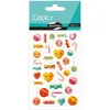 Image de My Mandarine, Autocollants, Cooky, Sach 8 pl 7,5x12cm, Assortiment n°1, Méli-mélo - A motifs (8 Autocollants)