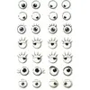 Image de My Mandarine, Autocollants, Cooky, Sach 1 pl 7,5x12cm, Yeux - A motifs (1 Autocollants)