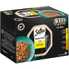 Image de Les Barquettes de Sheba 12 x 85 g pour chat - Sélection en sauce (poulet&dinde, volaille, poulet, dinde)