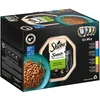 Image de Les Barquettes de Sheba 12 x 85 g pour chat - Sauce Lover (saumon, thon, poulet, canard)