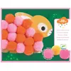 Image de Djeco Grosse Pompoms Collagen Tiere