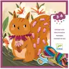 Image de Djeco Enfiler la laine, étape par étape, Kit de travail manuel, Multicolore