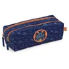 Image de Trousse en coton monstre double compartiment