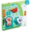 Image de Puzzle relief Djeco - Mouki - 5 pcs