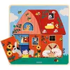 Image de Djeco Schichtpuzzle Chez Moo (12 pièces)