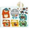 Image de Djeco, Carte de voeux + papier à lettres, Einladungskarten-Set Superheld (8 pcs)