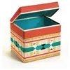Image de Coffre a jouets pliable tabouret motif Tipi