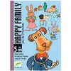 Image de Djeco Jeu de cartes Happy Family (mult) (Allemand, Anglais, Français, Italien, 2 - 5 Joueur)