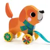 Image de Lou Le petit chien a tirer en bois