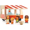 Image de Camping-car et figurines bois : Minicombi