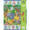 Image de Puzzle enfant 54 pièces Djeco 1 à 10 Jungle
