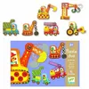 Image de Puzzle duo articulo véhicules - djeco