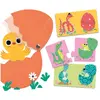 Image de Djeco Puzzle Duo Drôle d'oeufs (2 pièces)