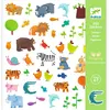 Image de Kit créatif Djeco 160 Stickers Animaux