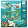 Image de Djeco, Autocollants, Histoires avec autocollants Aventure en mer (50 Autocollants)