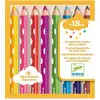 Image de Djeco, Écriture + dessin, 8 crayons de couleur pour les petits (8x)