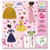 Image de Djeco, Autocollants, Sticker & Puppen Dresses (12 Autocollants)