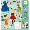 Image de Djeco, Autocollants, Sticker & Puppen Topmodel (12 Autocollants)