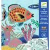 Image de Pochette de coloriages Djeco - brillant - Sous la mer