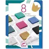 Image de Djeco, Tampon encreur, 8 tampons encreurs métalliques