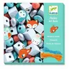 Image de Jeu créatif Djeco Perles en bois Petits animaux