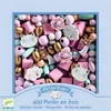 Image de Création perle et bijou Djeco Perles en bois Arc-en-ciel