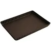 Image de Moule à Tarte Rectangulaire Cannelé - Fond Fixe - 29x20cm
