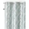 Image de Rideau tamisant, Palme vert d'eau l.145 x H.250 cm LINDER