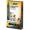 Image de Marqueur Bic permanent biseaute - pochette de 4