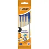 Image de BIC Stylo à bille Cristal Medium, en sachet de 4, bleu