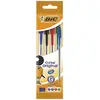 Image de Bic, Stylo, Stylo à bille Cristal Original, assorti, dans un sachet de 4 pièces (4x)