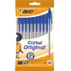 Image de BIC Stylo à bille Cristal original, bleu, en sachet de 10