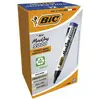 Image de Bic, Marqueur, 8209143, Blue, Bullet tip, Blue, Silver, 1.7 mm, Cardboard, Metal, Paper, Plastic, Alcohol-based (12x)