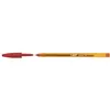 Image de BIC Cristal Original Stylos-Bille Pointe Fine (0,8 mm) - Rouge, Boîte de 50
