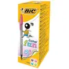 Image de Bic, Stylo, Cristal large Bleu, Vert, Rose, Violet Stylo à bille 20 pièce(s) (20x)