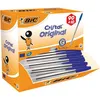 Image de Stylo-bille Bic Critsal Value Boîte De 90 + 10 Bleu