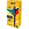 Image de BIC 4 Couleurs Pro Stylos-Bille Rétractable Pointe Moyenne (1,0 mm) - Boite de 12