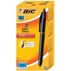 Image de Bic, Stylo, 902129 biros Noir, Bleu, Vert, Rouge Moyen 12 pcs. (12x)