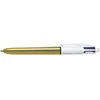 Image de Styllo Bille Bic 4 Couleurs Shine Gold - Bic