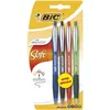 Image de BIC Stylo-bille atlantis soft assortis x5 offre speciale