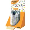 Image de Stylo bille BIC 4 couleurs Tie and Dye pointe moyenne retractable